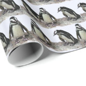 Pinguine Geschenkpapier (Rolleneckpunkt)