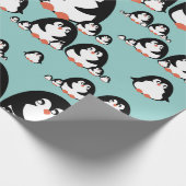 Pinguine Geschenkpapier (Ecke)