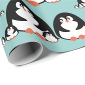 Pinguine Geschenkpapier (Rolleneckpunkt)