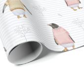 Pinguine Geschenkpapier (Rolleneckpunkt)