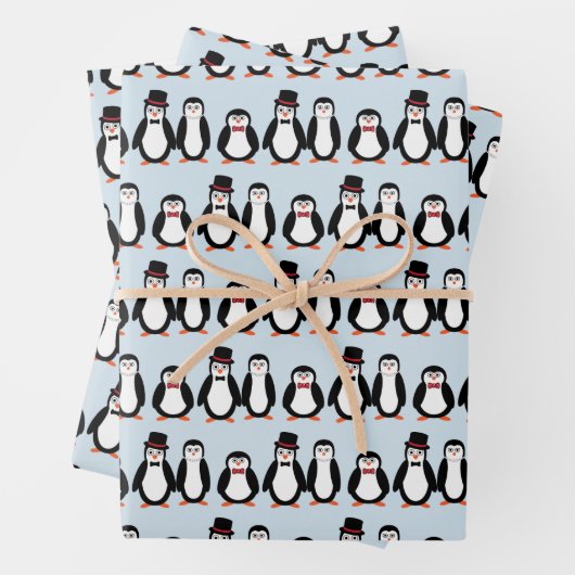 Pinguine - geschenkpapier set (Beispiel)