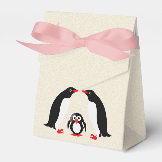 Pinguine Geschenkschachtel (Vorderseite)
