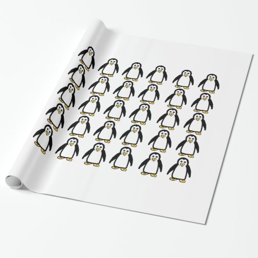 Pinguine Gift Wrap Wrapping Paper Geschenkpapier (Ungerollt)