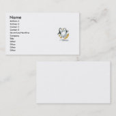 Pinguine Gleiten Visitenkarte (Vorne/Hinten)