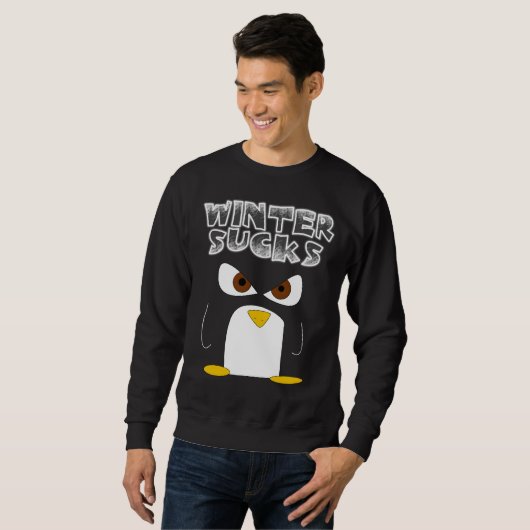 Pinguine hassen den Winter Sweatshirt (Vorne ganz)