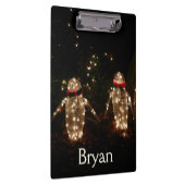 Pinguine Holiday Light Display Klemmbrett (Rechts)