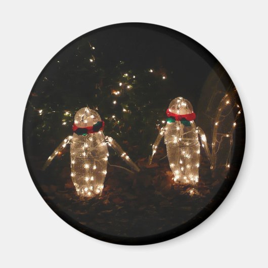 Pinguine Holiday Light Display Magnet (Vorne)