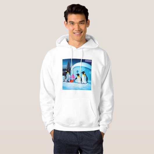 Pinguine Hoodie (Vorne ganz)