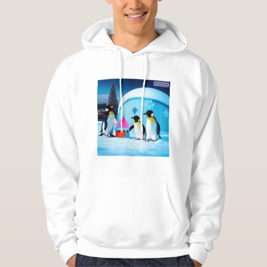 Pinguine Hoodie (Vorderseite)