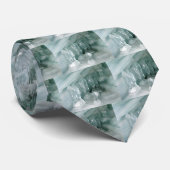 Pinguine im Eis Krawatte (Gerollt)