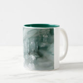 Pinguine im Eis Zweifarbige Tasse (VorderseiteRechts)