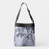 Pinguine im Schnee Tragetaschen Mit Langen Trägern (Rückseite)