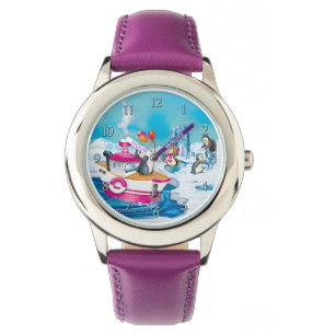 Pinguine in der Antarktis Armbanduhr