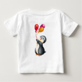 Pinguine in der Antarktis Baby T-shirt (Rückseite)