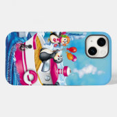 Pinguine in der Antarktis Case-Mate iPhone Hülle (Rückseite (Horizontal))