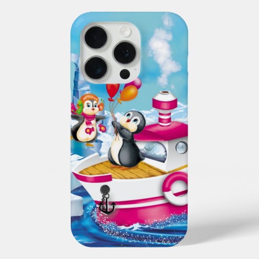 Pinguine in der Antarktis Case-Mate iPhone Hülle (Rückseite)