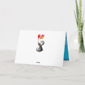 Pinguine in der Antarktis Feiertagskarte (Rückseite)