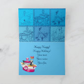 Pinguine in der Antarktis Feiertagskarte (Innenseite)