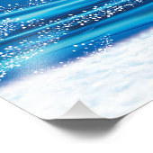 Pinguine in der Antarktis Fotodruck (Ecke)