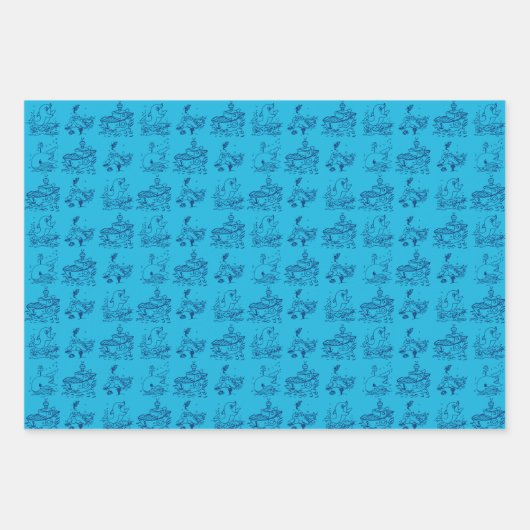 Pinguine in der Antarktis Geschenkpapier Set (Vorderseite 2)