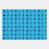 Pinguine in der Antarktis Geschenkpapier Set (Vorderseite)