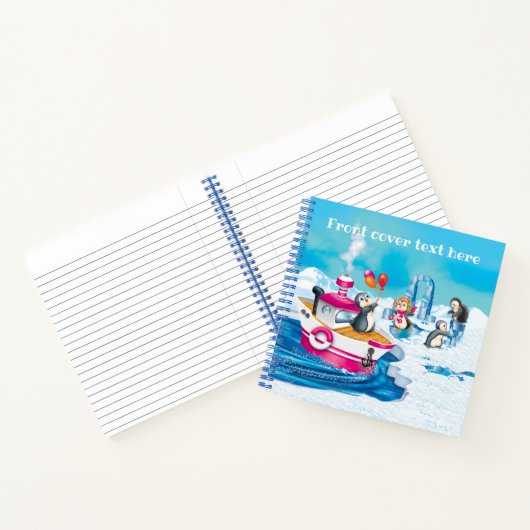 Pinguine in der Antarktis Notizbuch (Innenseite)