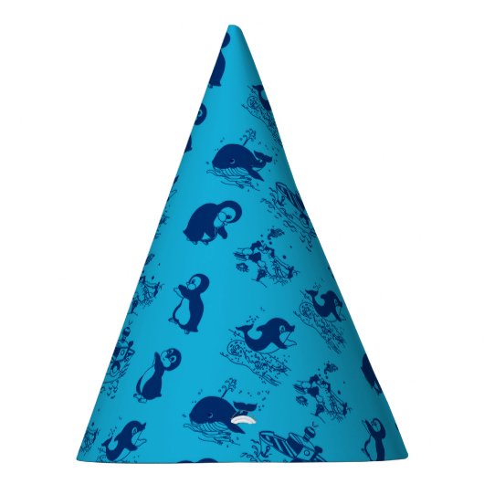 Pinguine in der Antarktis Partyhütchen (Rechts)