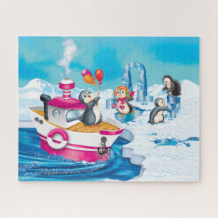Pinguine in der Antarktis Puzzle
