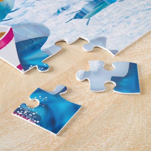 Pinguine in der Antarktis Puzzle (Seite)