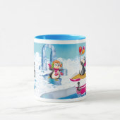 Pinguine in der Antarktis Tasse (Zentrum)