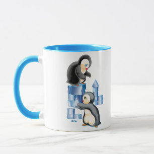 Pinguine in der Antarktis Tasse