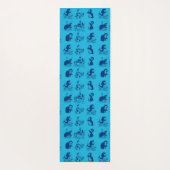 Pinguine in der Antarktis Yogamatte (Rückseite)