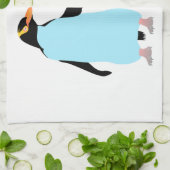 Pinguine in der Liebe Küchentuch (Gefaltet)