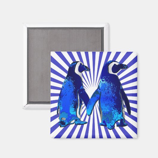Pinguine in der Liebe - Magnet (Vorderseite/Rückseite)