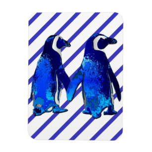 Pinguine in der Liebe - Magnet