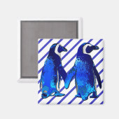 Pinguine in der Liebe - Magnet (Vorderseite/Rückseite)