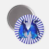 Pinguine in der Liebe - Magnet (Vorderseite/Rückseite)