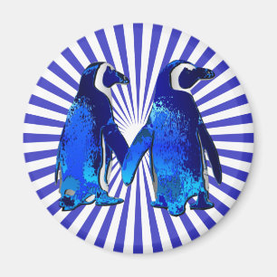Pinguine in der Liebe - Magnet