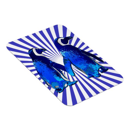 Pinguine in der Liebe - Magnet (Rechte Seite)