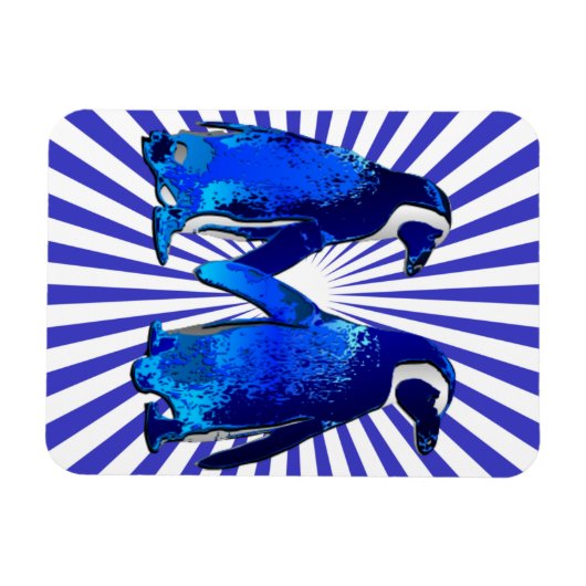 Pinguine in der Liebe - Magnet (Horizontal)