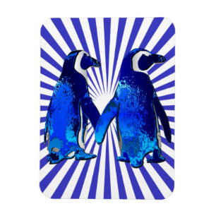 Pinguine in der Liebe - Magnet
