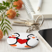 Pinguine in der Liebe Schlüsselanhänger (Seite)