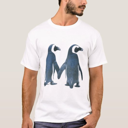 Pinguine in der Liebe T-Shirt (Vorderseite)