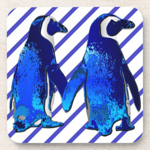 Pinguine in der Liebe - Untersetzer