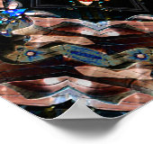 Pinguine in der Nacht... Poster (Ecke)