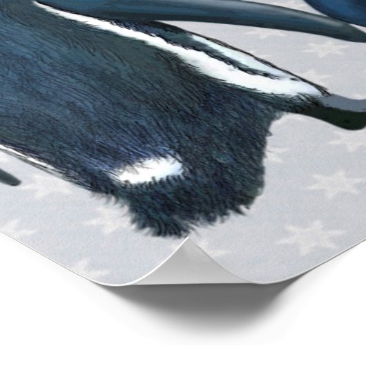 Pinguine in Liebe Poster (Ecke)