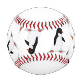 Pinguine Individuelle Name Baseball (Rückseite)