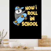 Pinguine jetzt, wo ich in der Schule bin Poster (Küche)