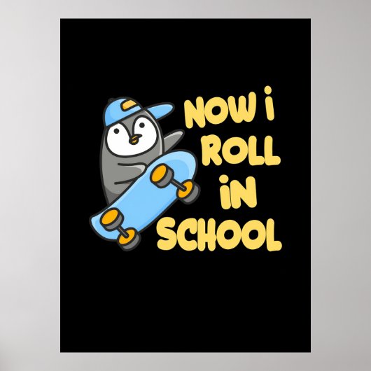Pinguine jetzt, wo ich in der Schule bin Poster (Vorne)