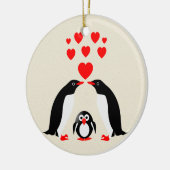 Pinguine Keramikornament (Links)